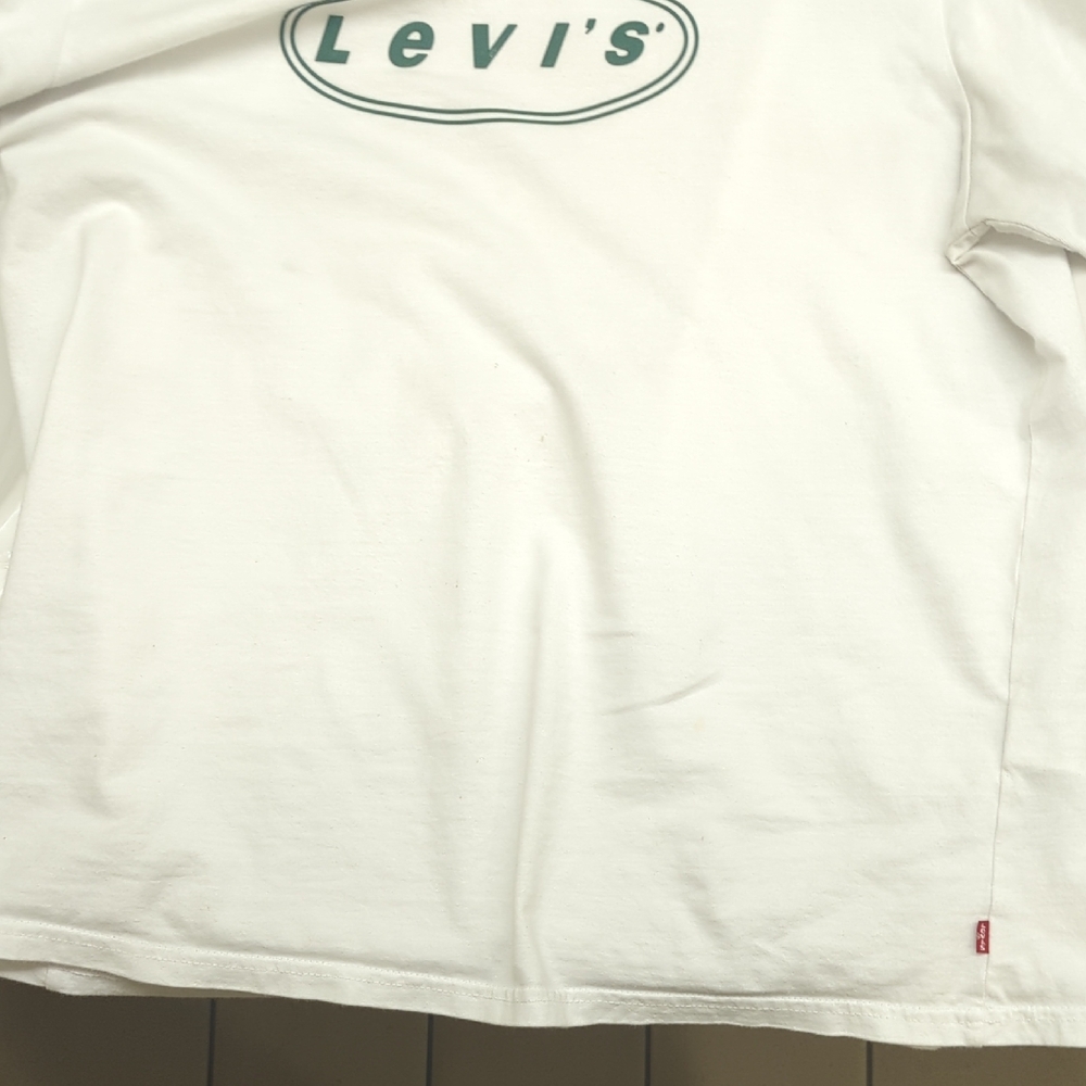 White Tee With Logo Levi's